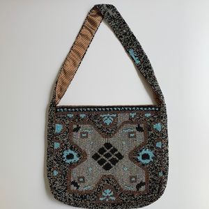 Deux Lux Beaded Shoulder Bag